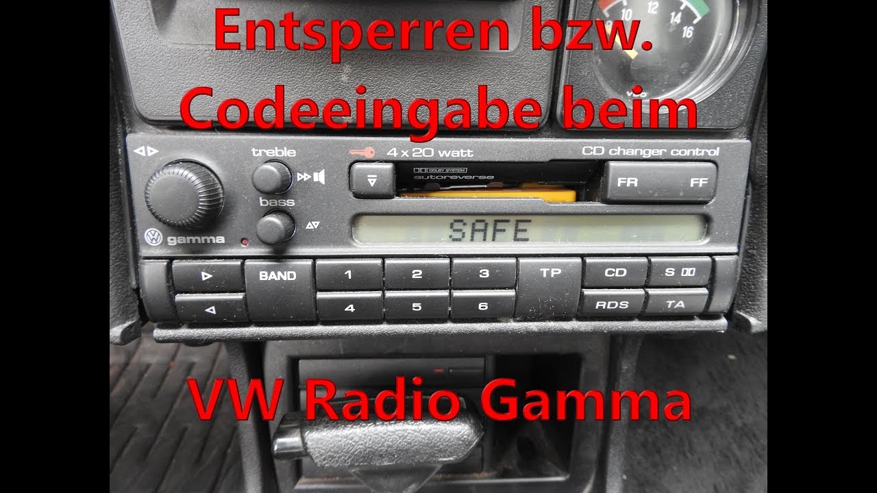 Vw Gamma Radio Code Calculator